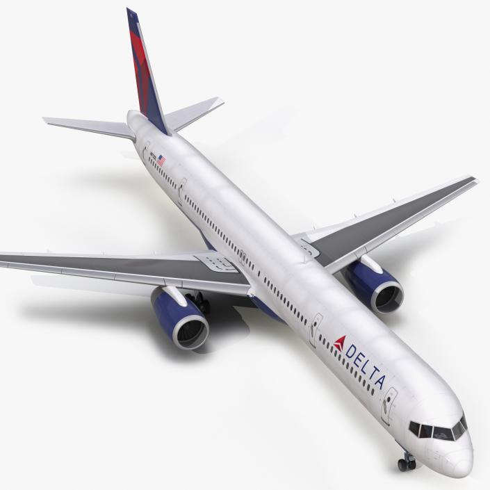 3D model Boeing 757-300 Delta Air Lines