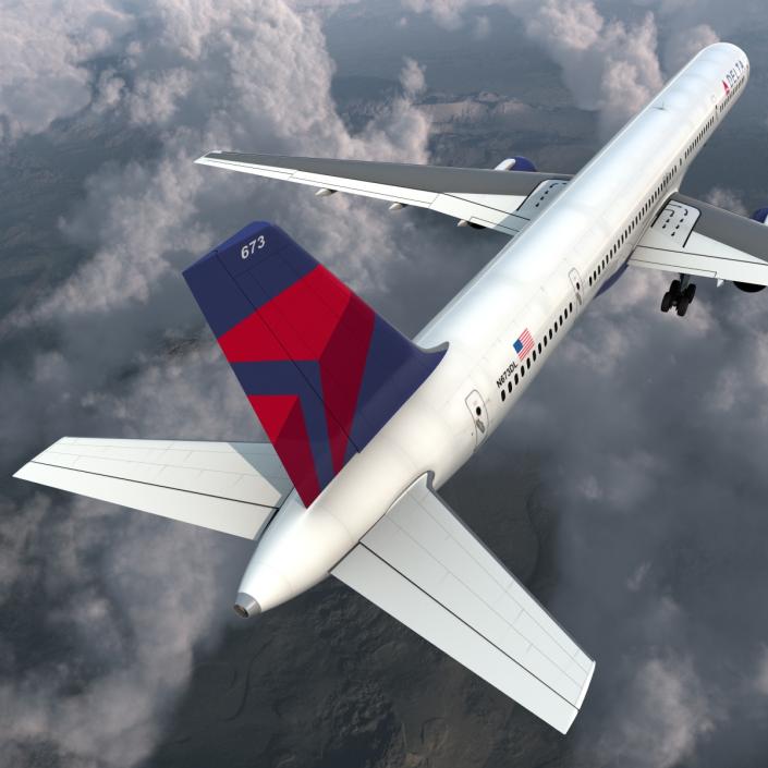 3D model Boeing 757-300 Delta Air Lines