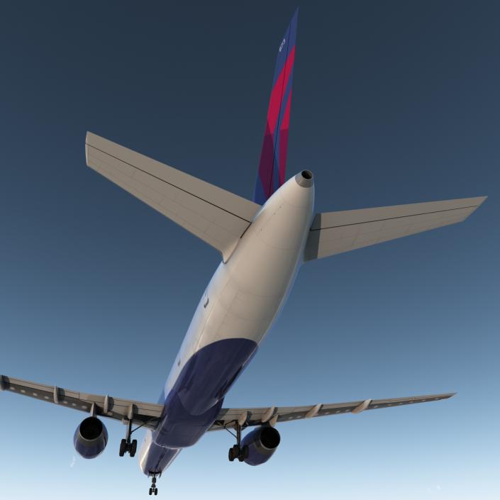 3D model Boeing 757-300 Delta Air Lines