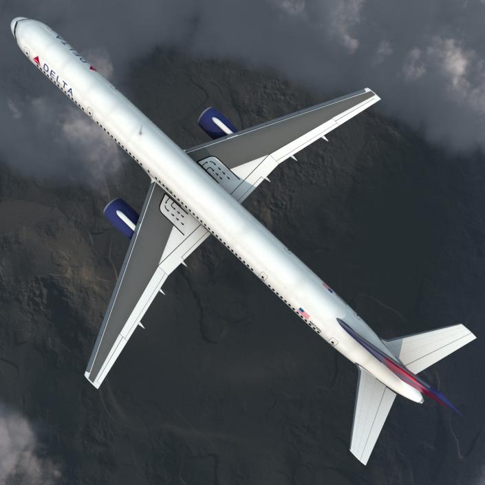 3D model Boeing 757-300 Delta Air Lines