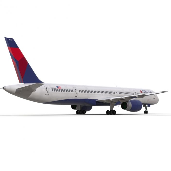 3D model Boeing 757-300 Delta Air Lines