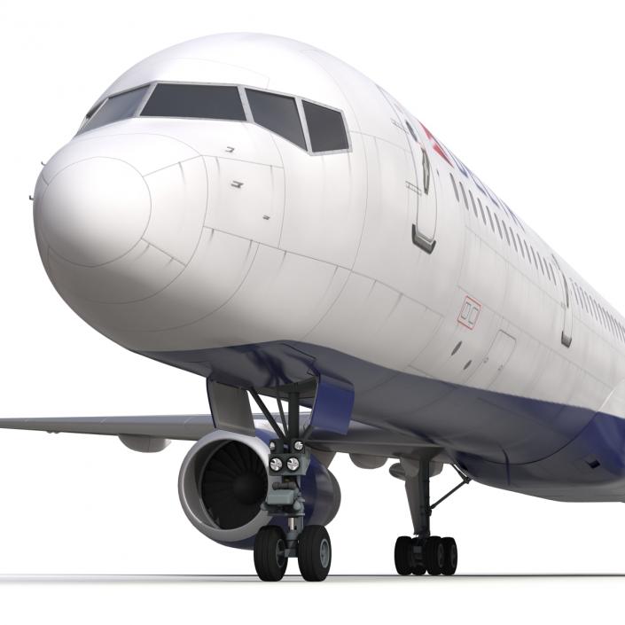 3D model Boeing 757-300 Delta Air Lines