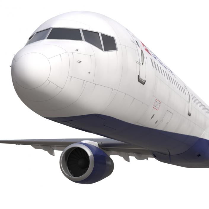 3D model Boeing 757-300 Delta Air Lines