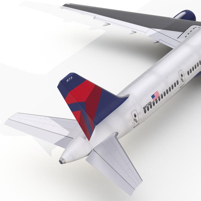 3D model Boeing 757-300 Delta Air Lines