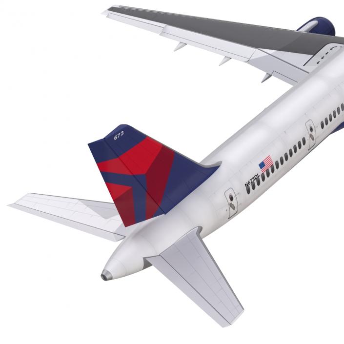 3D model Boeing 757-300 Delta Air Lines