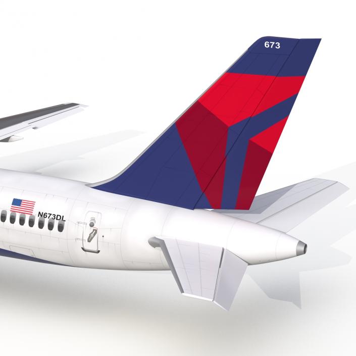 3D model Boeing 757-300 Delta Air Lines