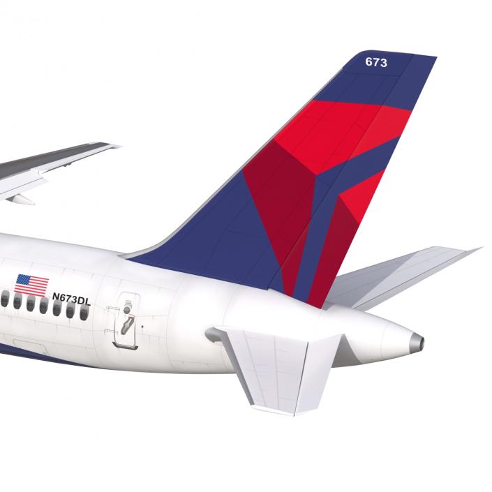 3D model Boeing 757-300 Delta Air Lines