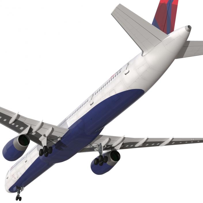 3D model Boeing 757-300 Delta Air Lines