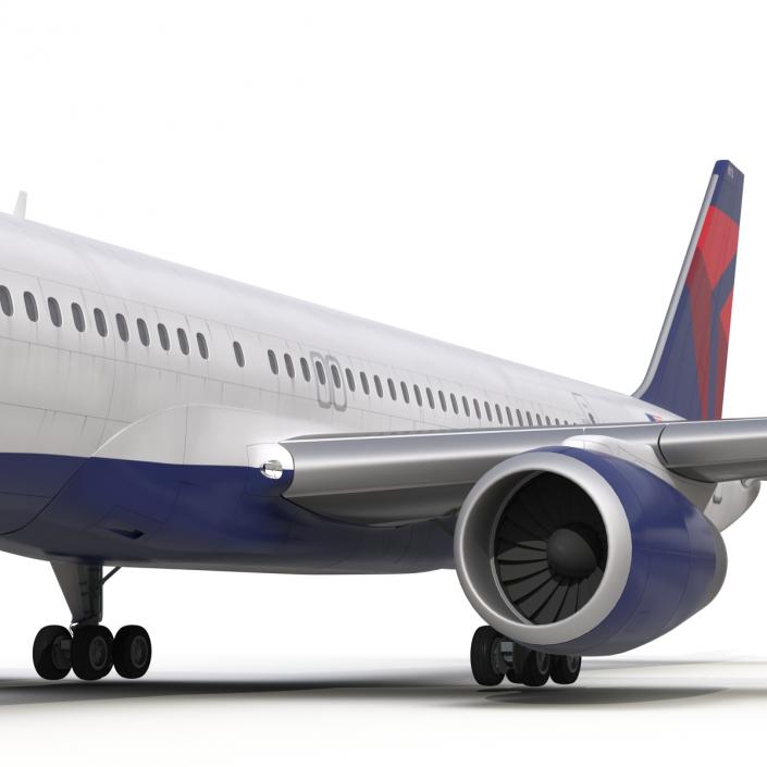 3D model Boeing 757-300 Delta Air Lines