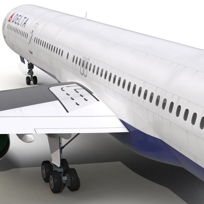 3D model Boeing 757-300 Delta Air Lines