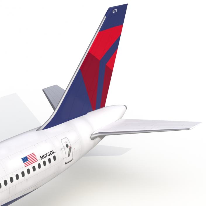 3D model Boeing 757-300 Delta Air Lines