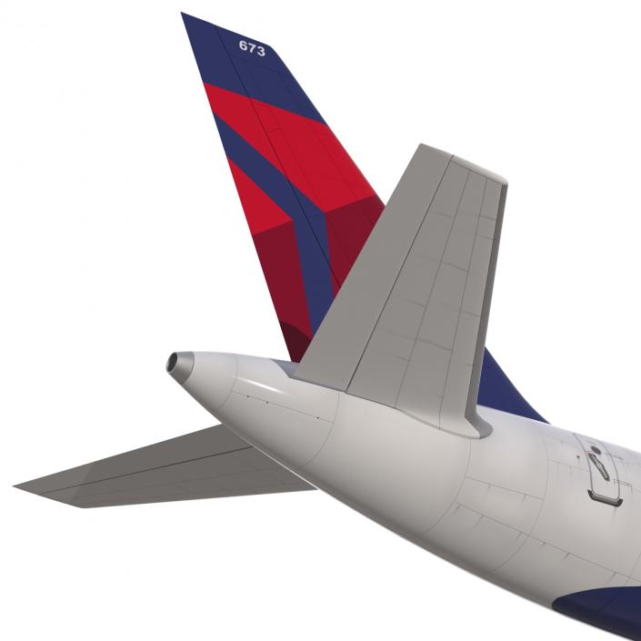 3D model Boeing 757-300 Delta Air Lines