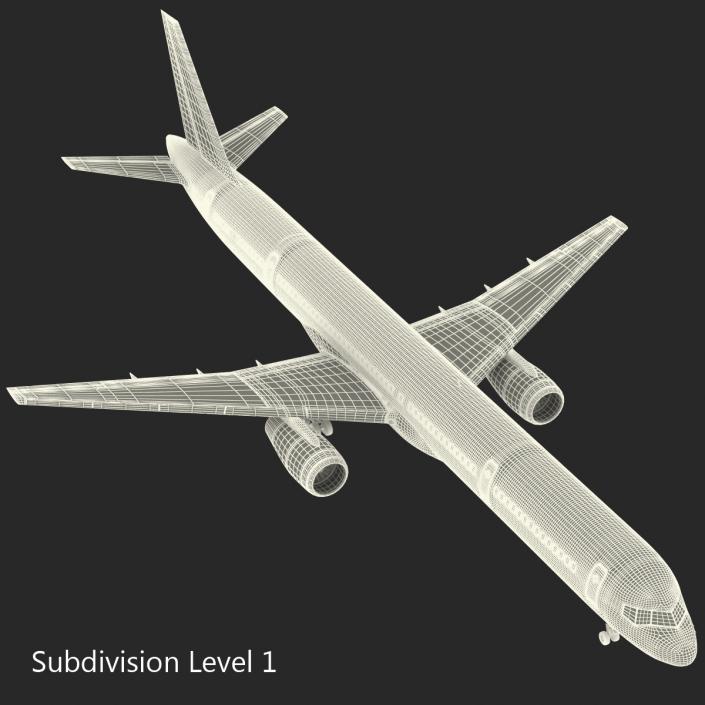 3D model Boeing 757-300 Delta Air Lines