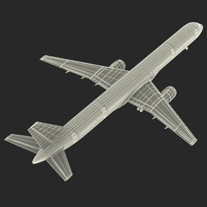 3D model Boeing 757-300 Delta Air Lines