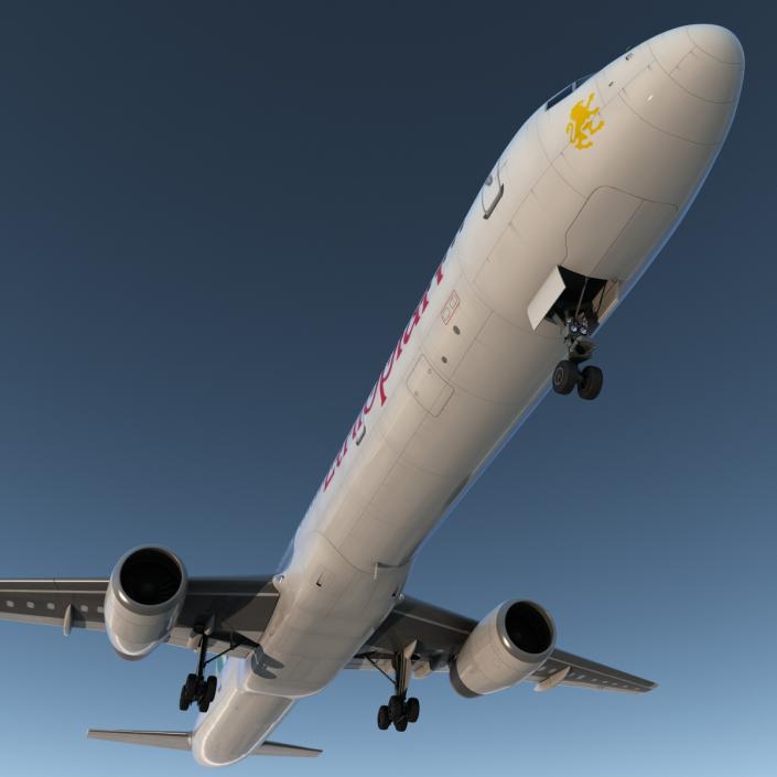 3D Boeing 757-300 Ethiopian Airlines model