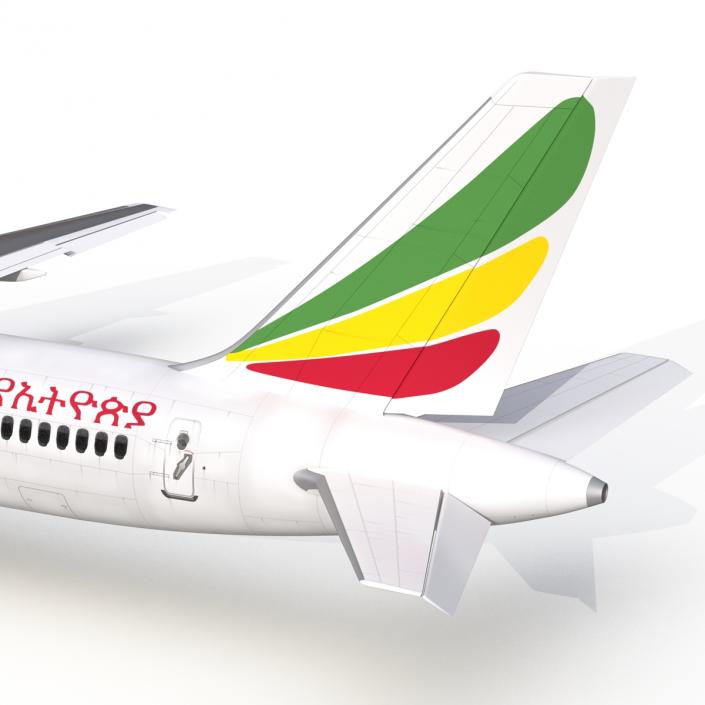 3D Boeing 757-300 Ethiopian Airlines model