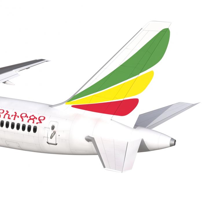 3D Boeing 757-300 Ethiopian Airlines model