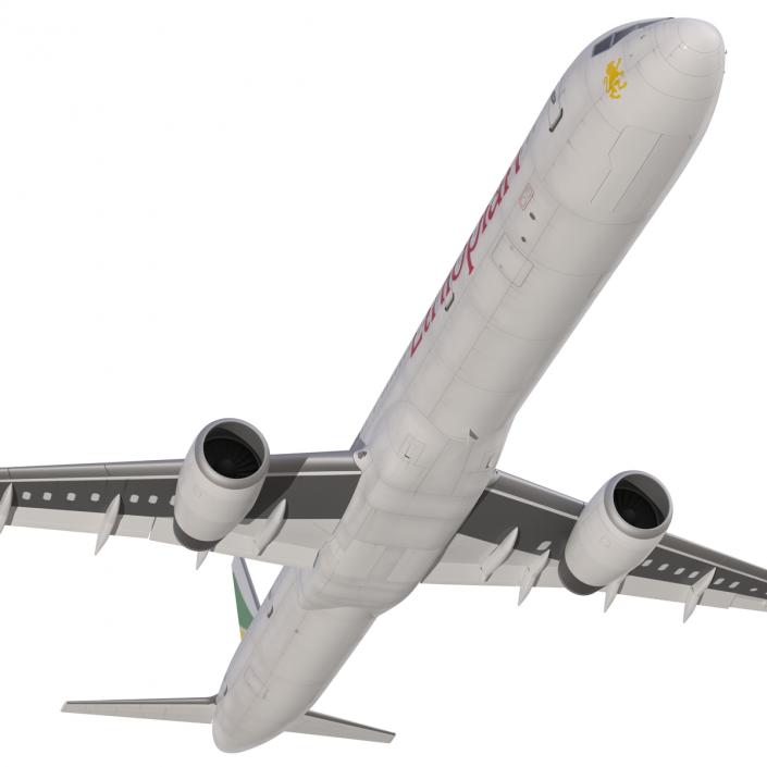 3D Boeing 757-300 Ethiopian Airlines model