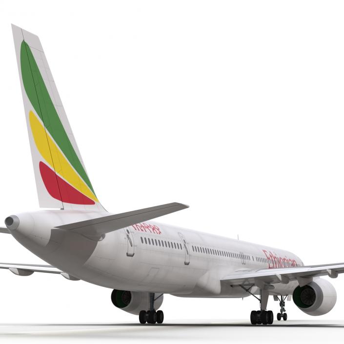 3D Boeing 757-300 Ethiopian Airlines model