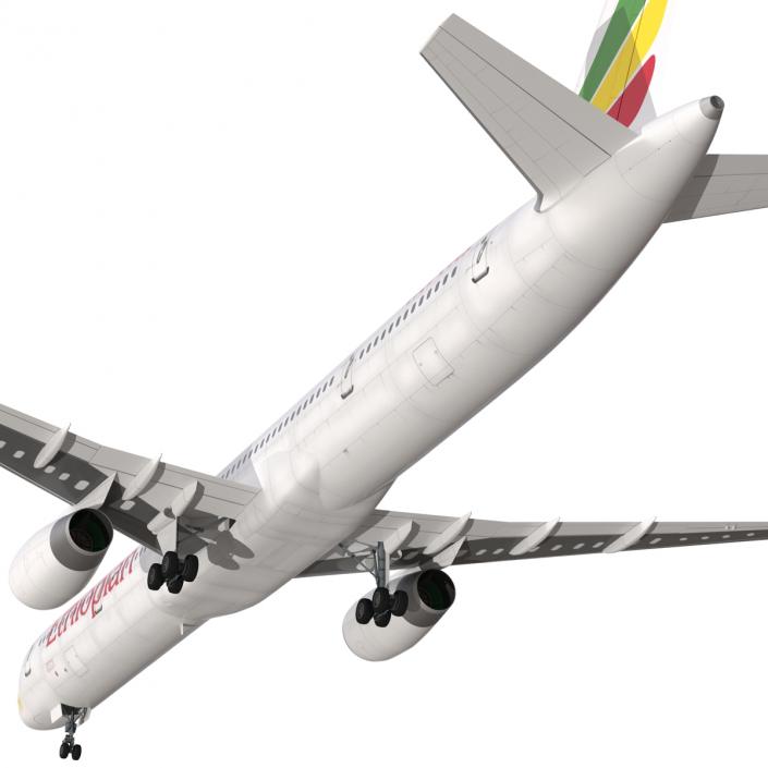 3D Boeing 757-300 Ethiopian Airlines model