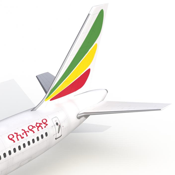 3D Boeing 757-300 Ethiopian Airlines model