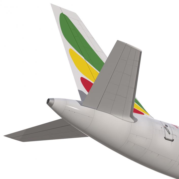 3D Boeing 757-300 Ethiopian Airlines model