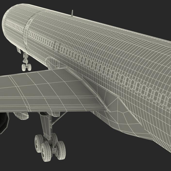 3D Boeing 757-300 Ethiopian Airlines model