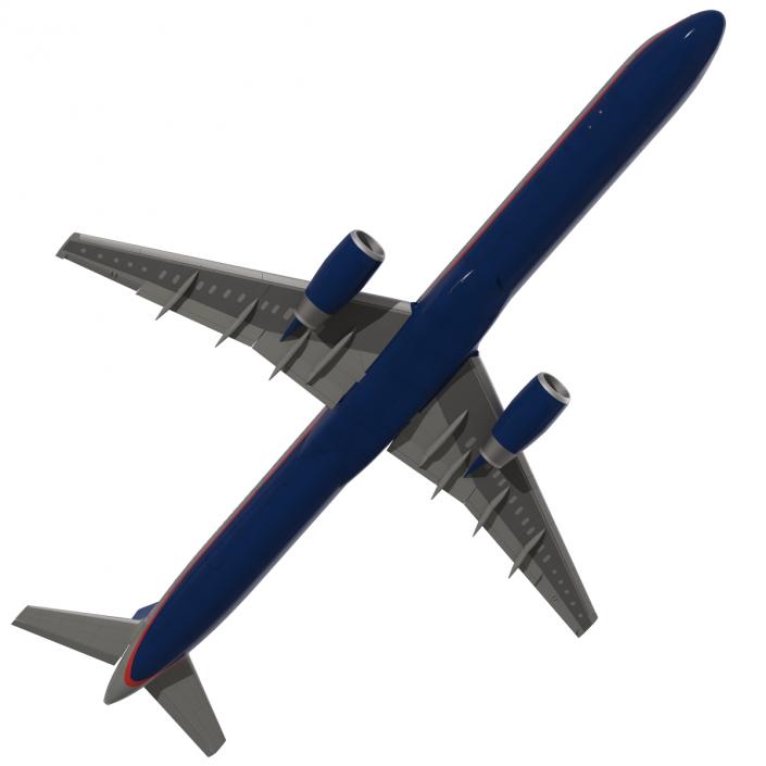 3D model Boeing 757-300 United Airlines