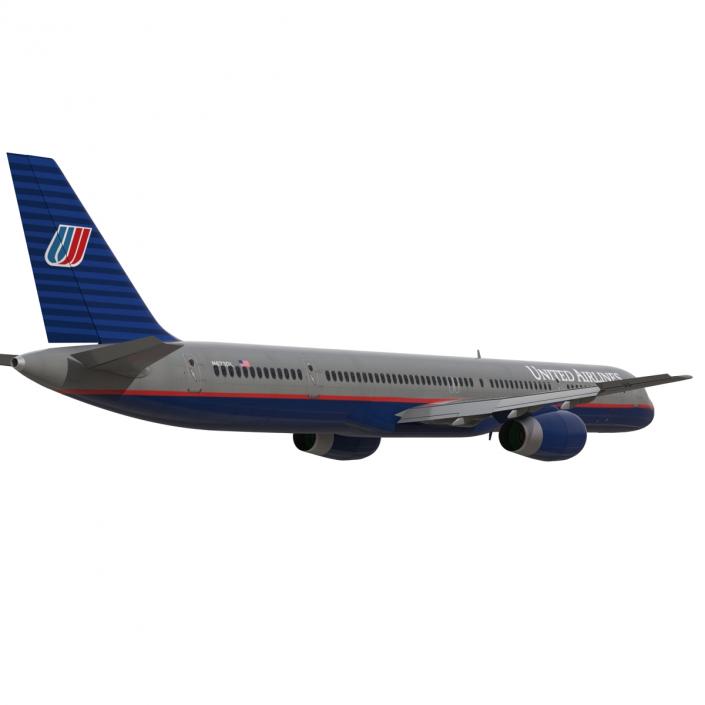 3D model Boeing 757-300 United Airlines