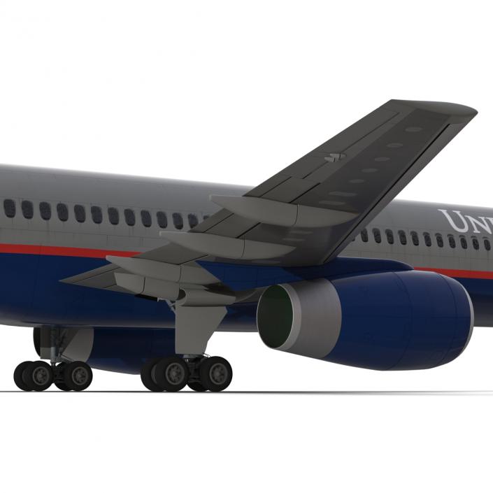 3D model Boeing 757-300 United Airlines