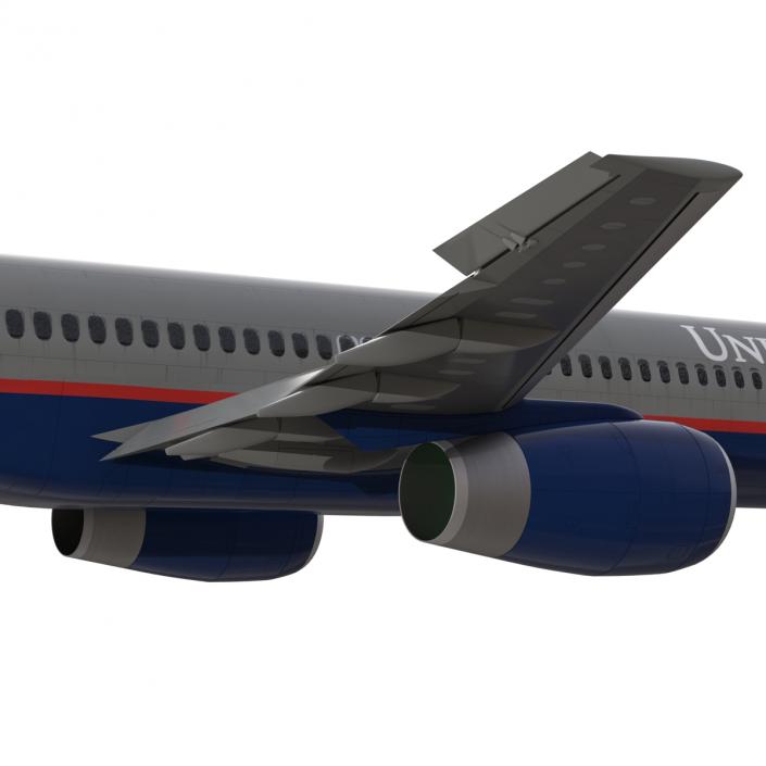 3D model Boeing 757-300 United Airlines