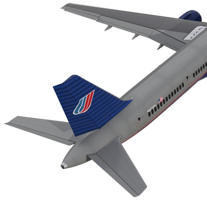 3D model Boeing 757-300 United Airlines