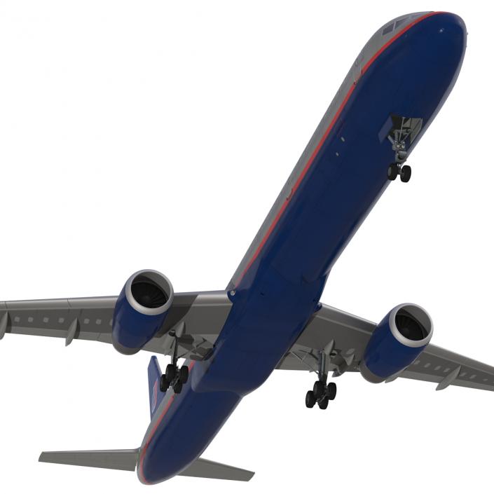 3D model Boeing 757-300 United Airlines