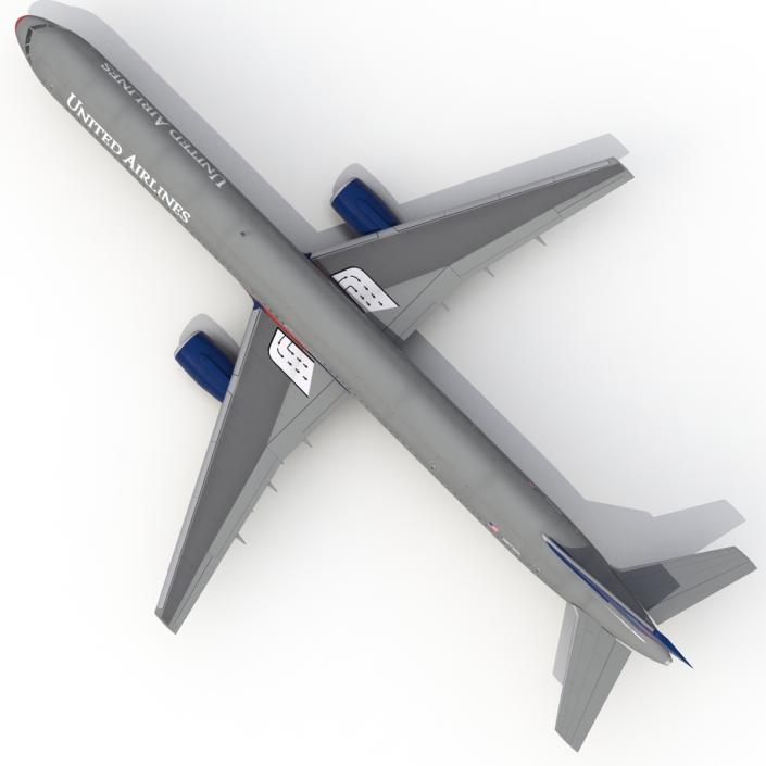 3D model Boeing 757-300 United Airlines