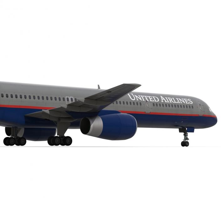 3D model Boeing 757-300 United Airlines