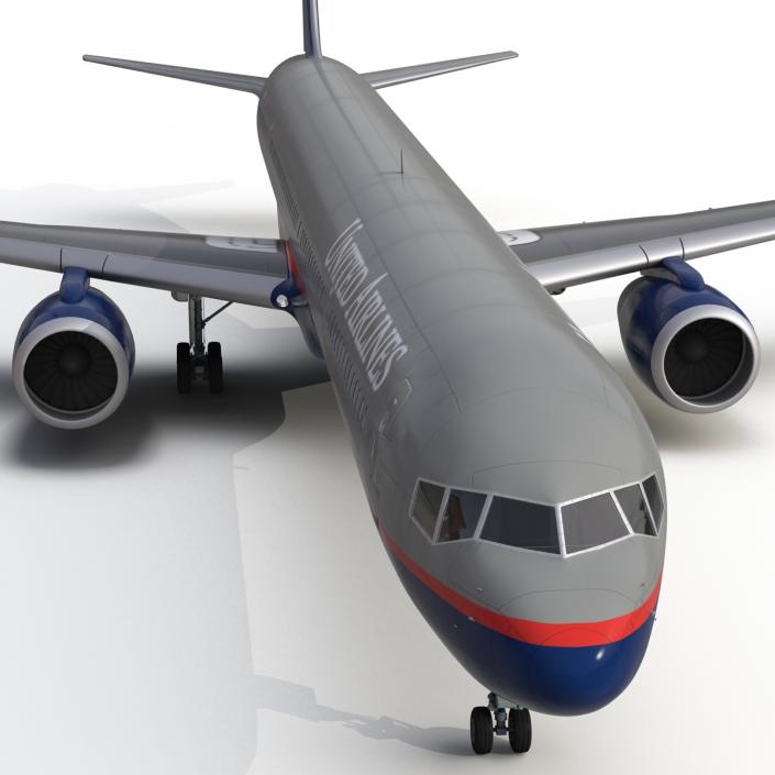 3D model Boeing 757-300 United Airlines