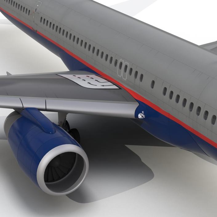 3D model Boeing 757-300 United Airlines