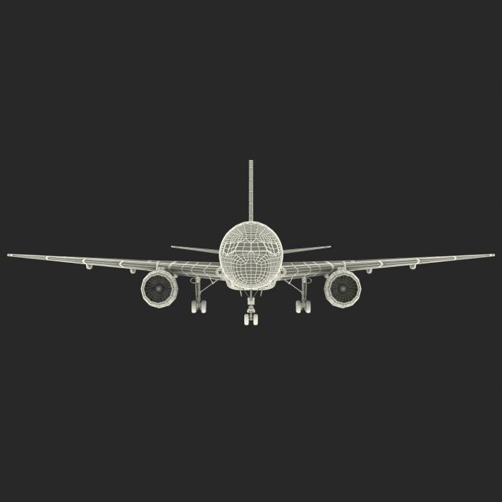 3D model Boeing 757-300 United Airlines