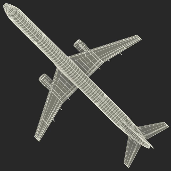 3D model Boeing 757-300 United Airlines