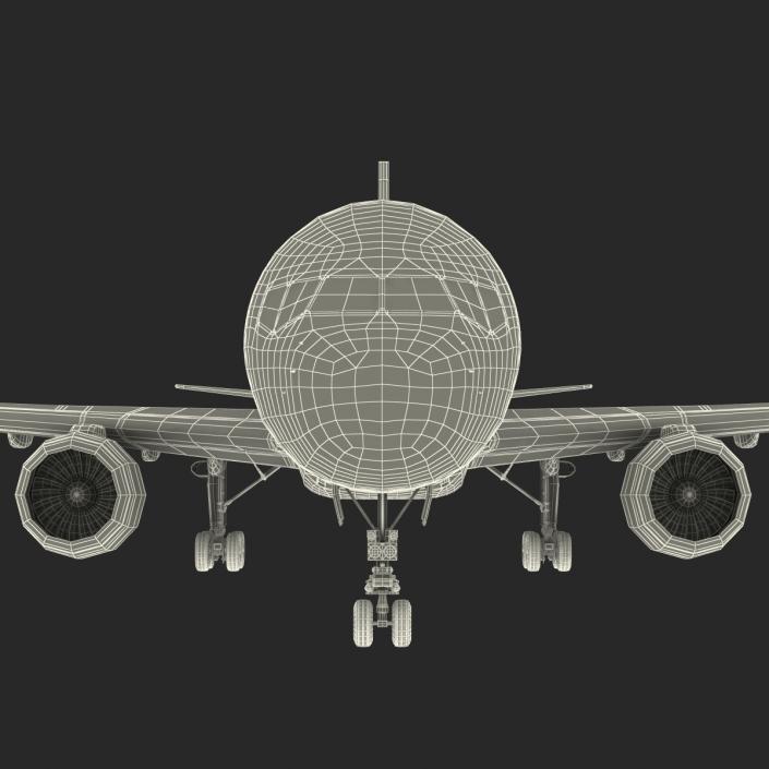 3D model Boeing 757-300 United Airlines