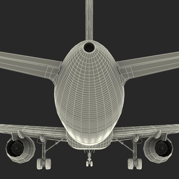 3D model Boeing 757-300 United Airlines