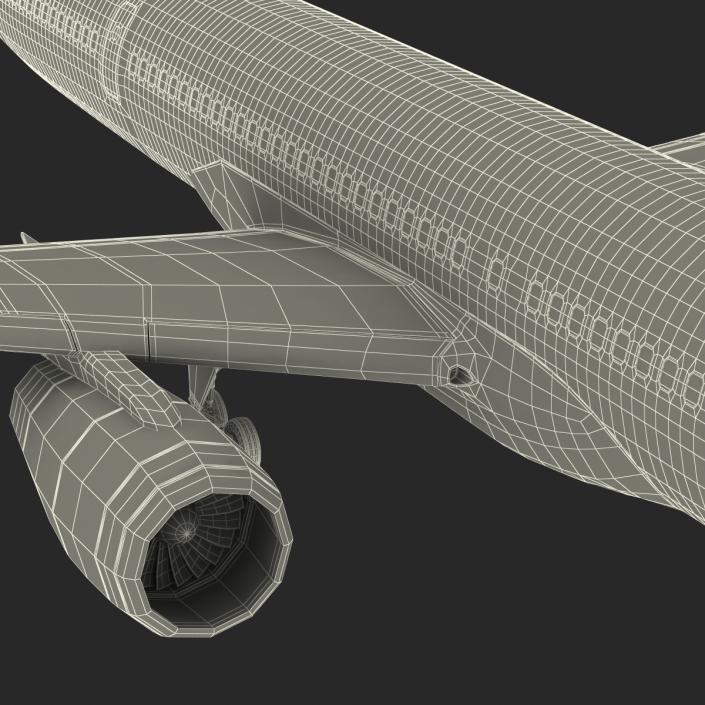 3D model Boeing 757-300 United Airlines