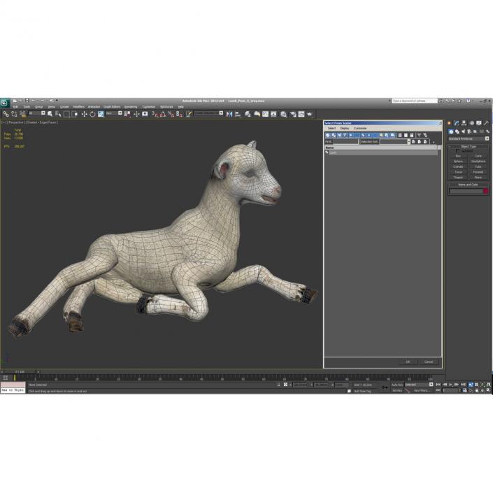 3D Lamb Pose 4