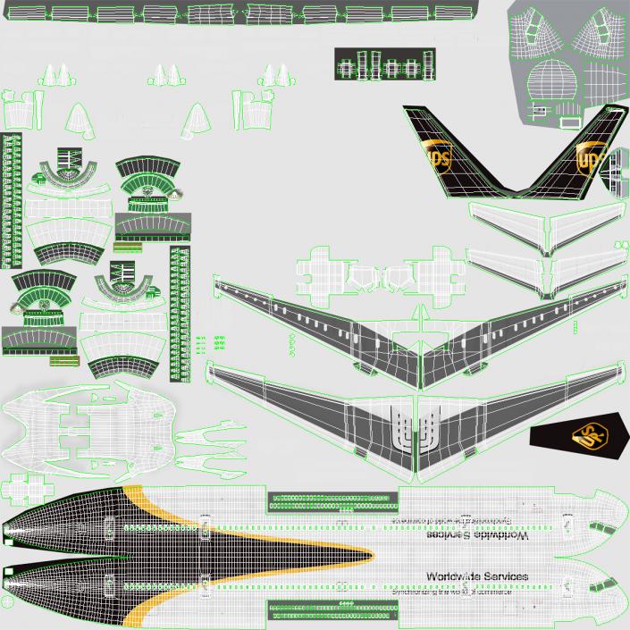 Boeing 757-300 UPS Airlines 3D