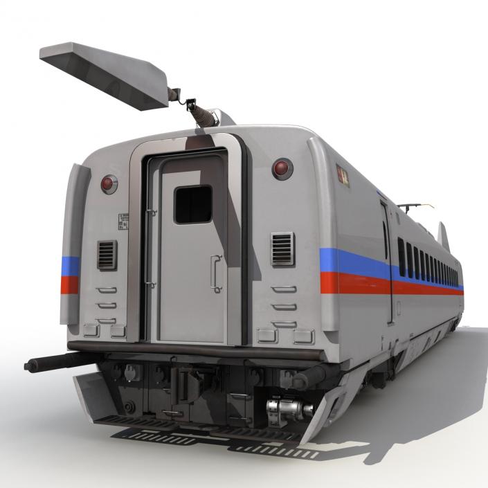 3D Speed Train Passenger Car Generic model