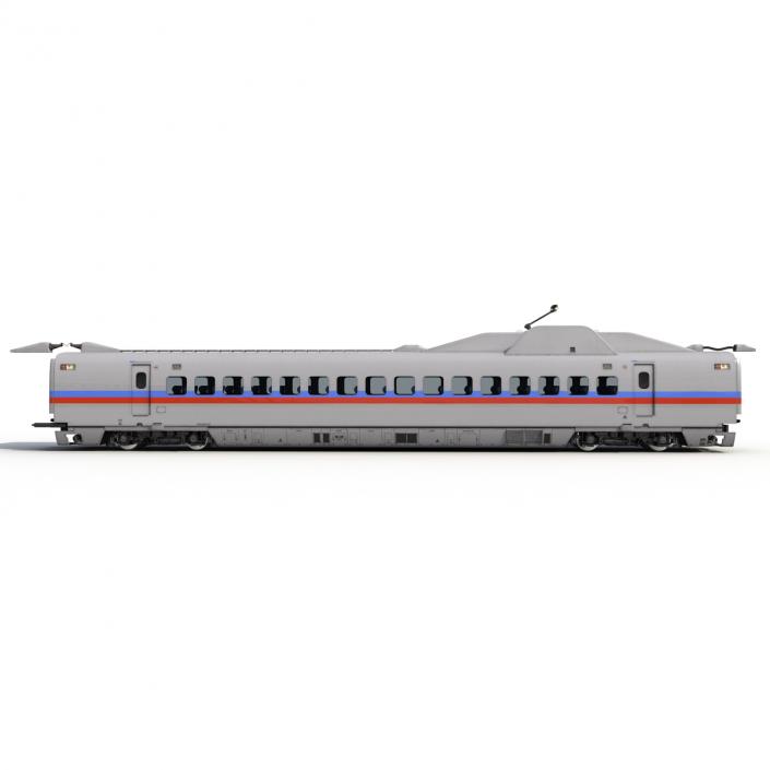 3D Speed Train Passenger Car Generic model