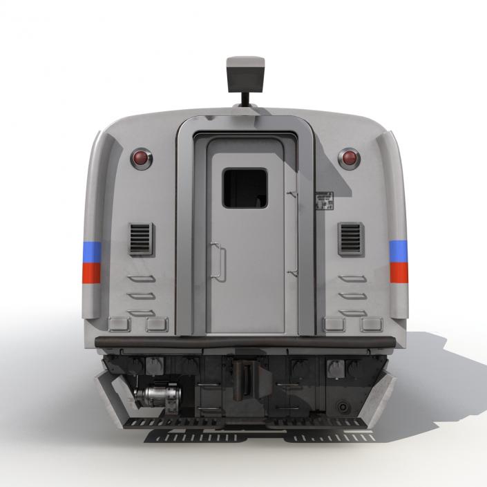 3D Speed Train Passenger Car Generic model