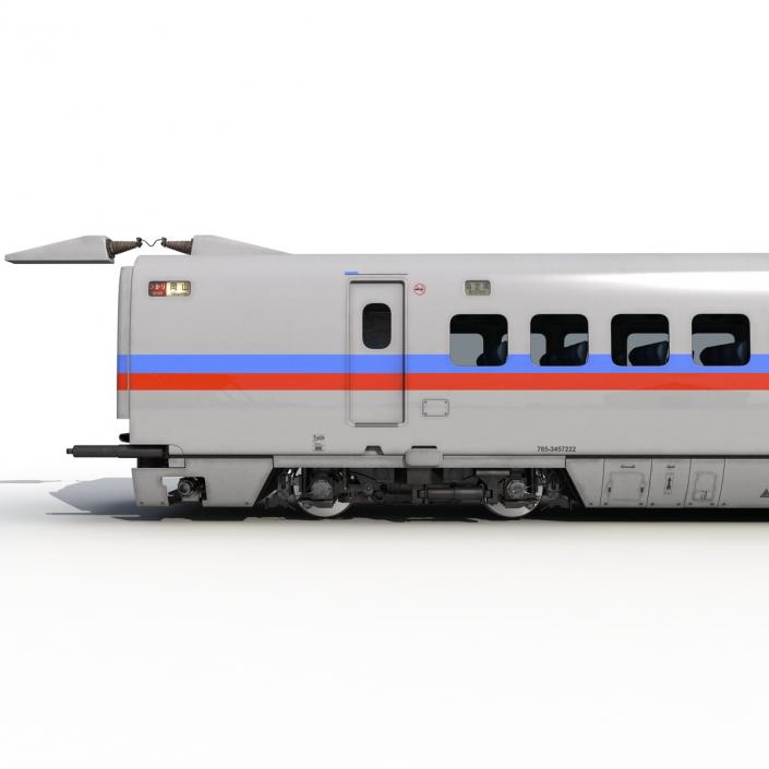 3D Speed Train Passenger Car Generic model