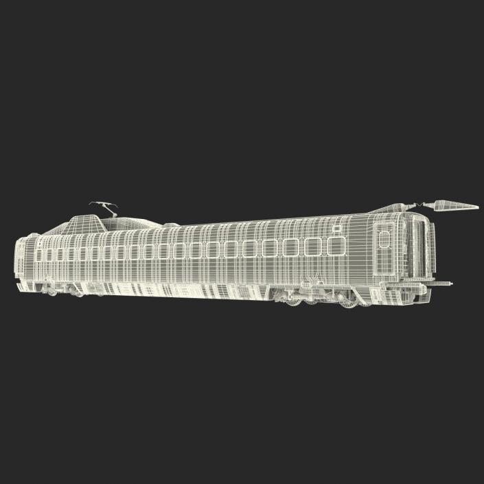 3D Speed Train Passenger Car Generic model