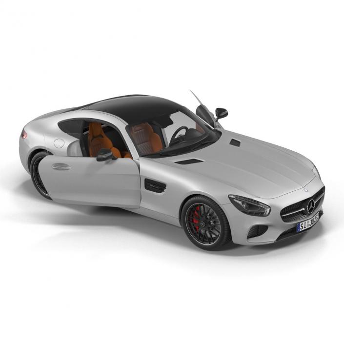 3D Mercedes Benz AMG GT 2016 Simple Interior